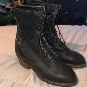 durango women's lace up boots